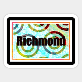 Richmond Circles Sticker